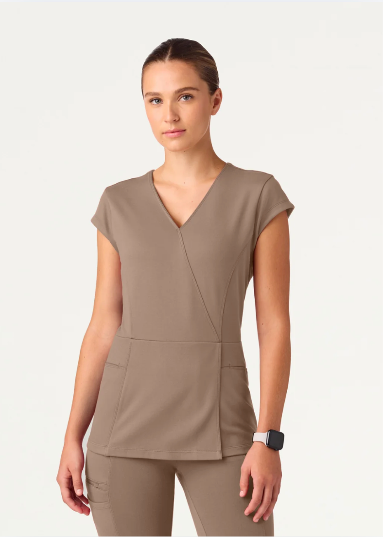 Scrub Top Isla Mock-Wrap - Jaanuu Mujer