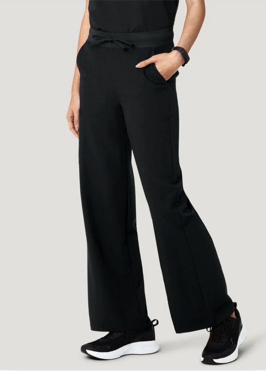 Scrub Pant High Waisted Wide Leg - Mandala Mujer
