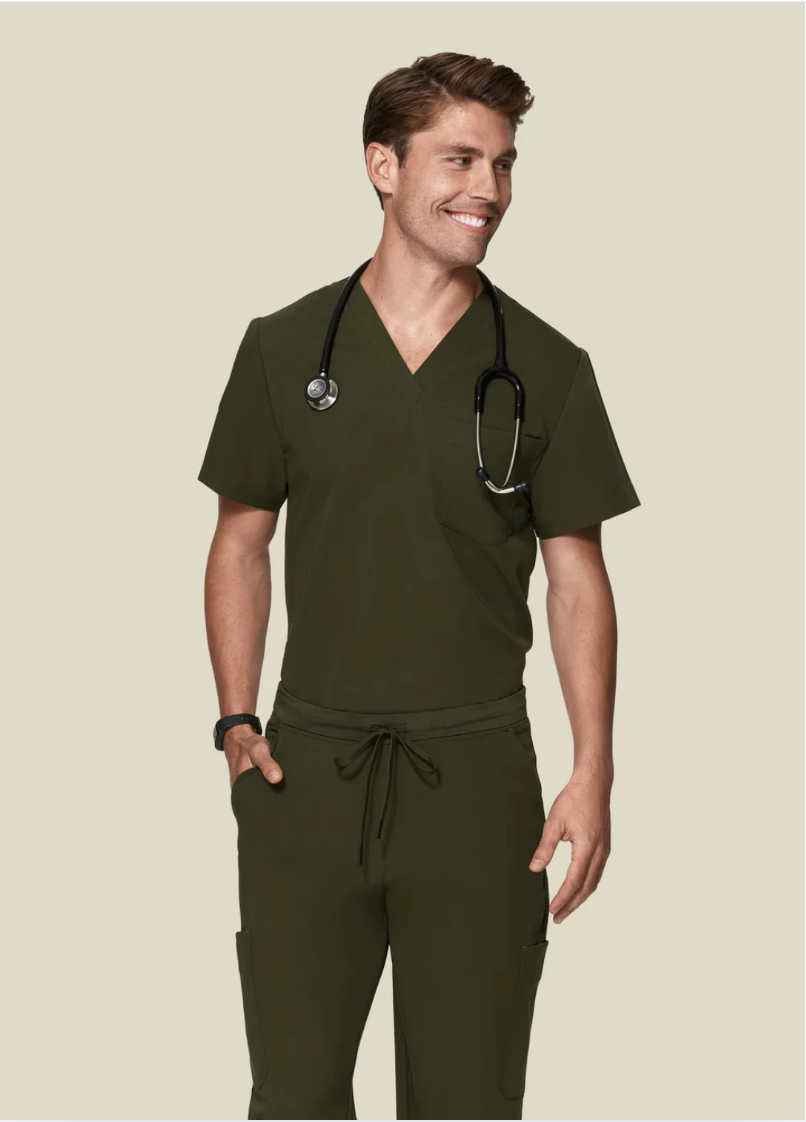 Scrub Top Two Pocket - Mandala Hombre