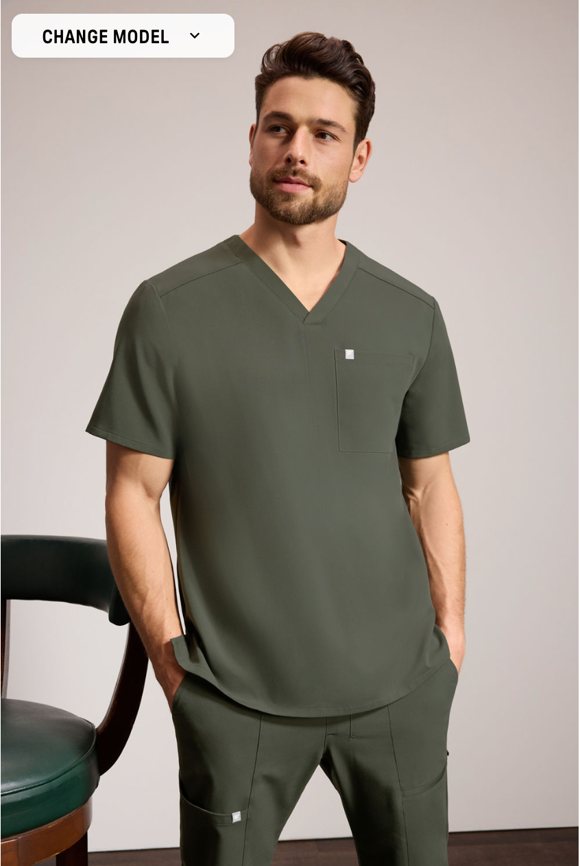 Scrub Top Helix 1-Pocket - Fabletics Hombre