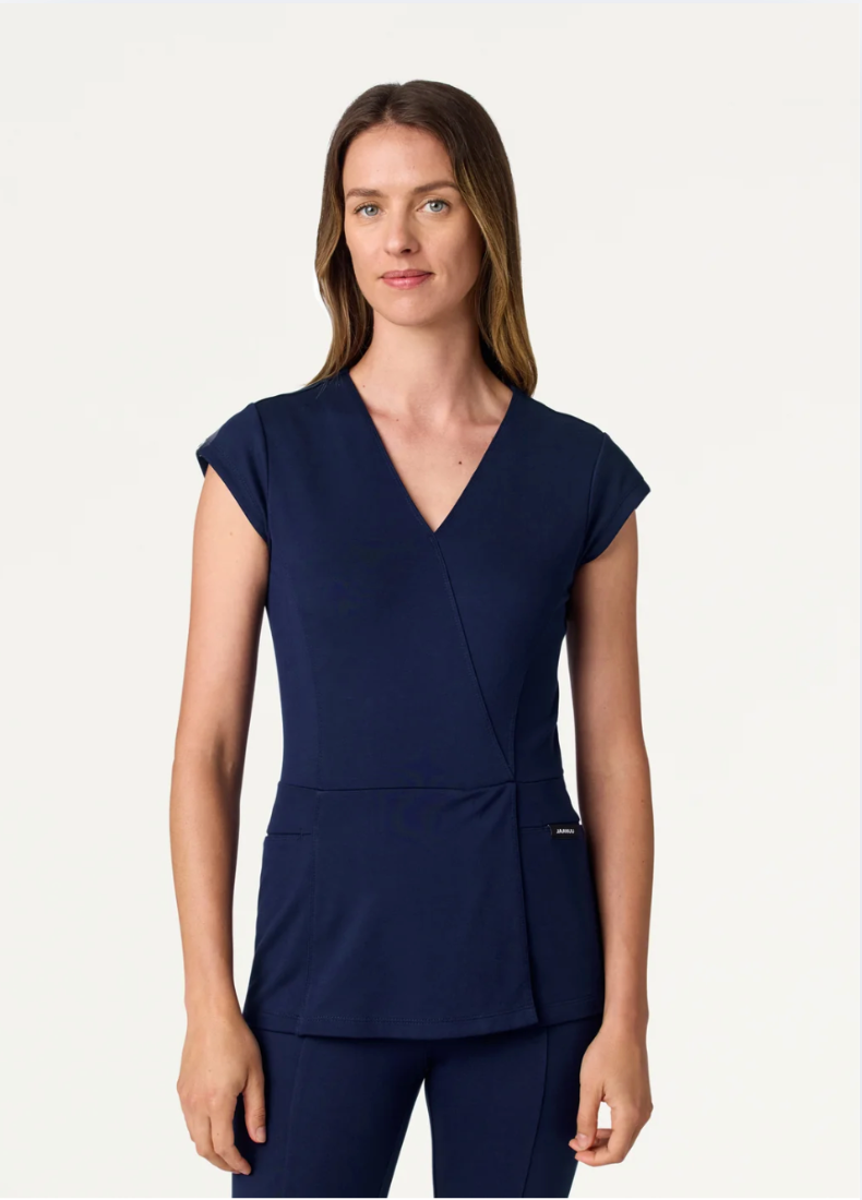 Scrub Top Isla Mock-Wrap - Jaanuu Mujer