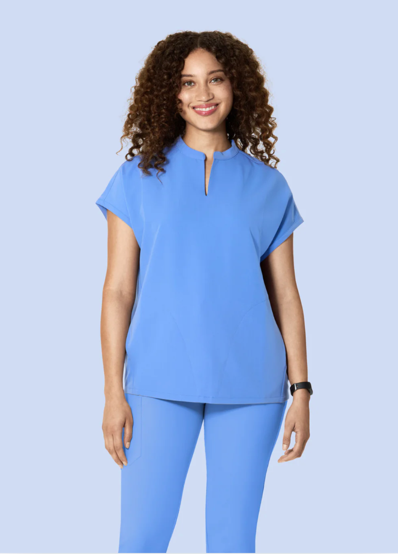 Scrub Top Mandarin Dolman - Mandala Mujer