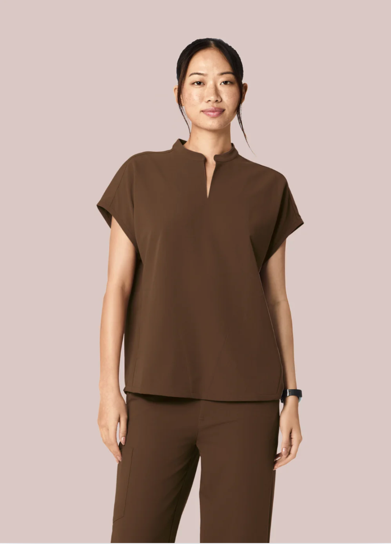 Scrub Top Mandarin Dolman - Mandala Mujer