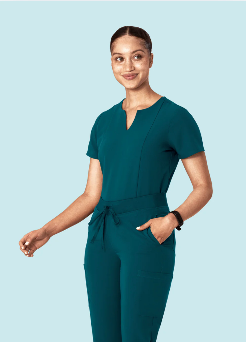 Scrub Top Notch Neck - Mandala Mujer