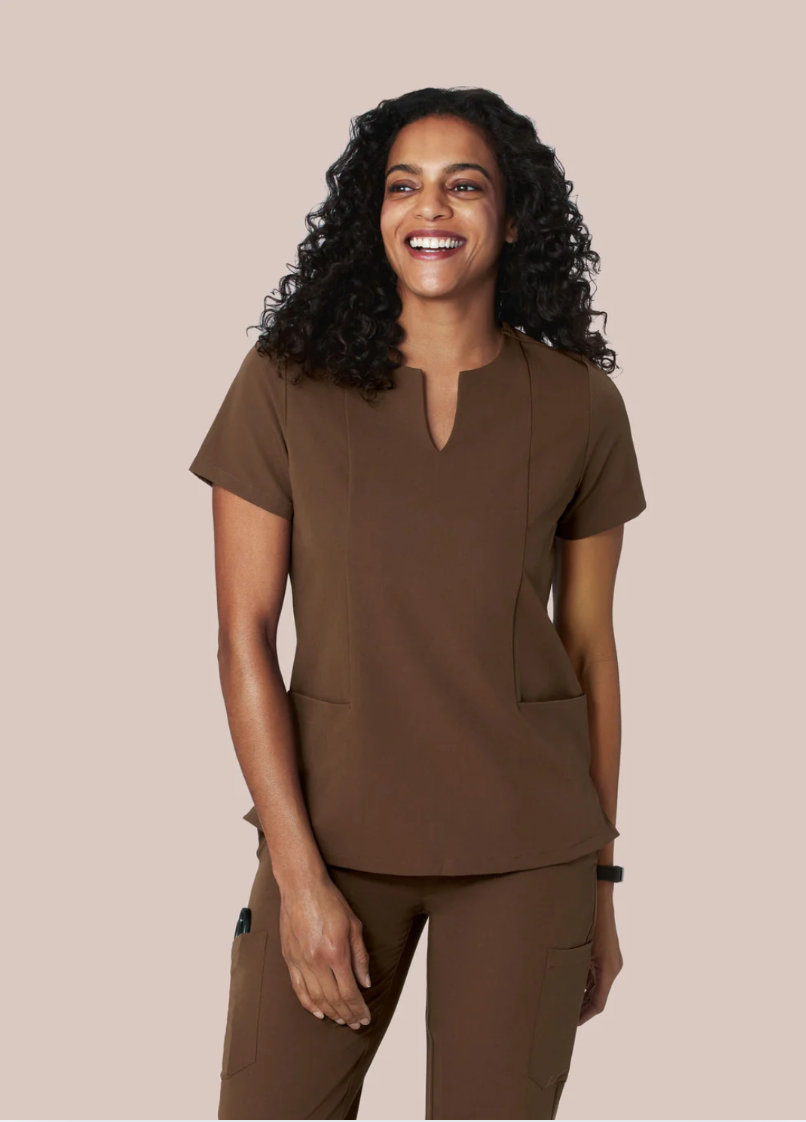 Scrub Top Notch Neck - Mandala Mujer