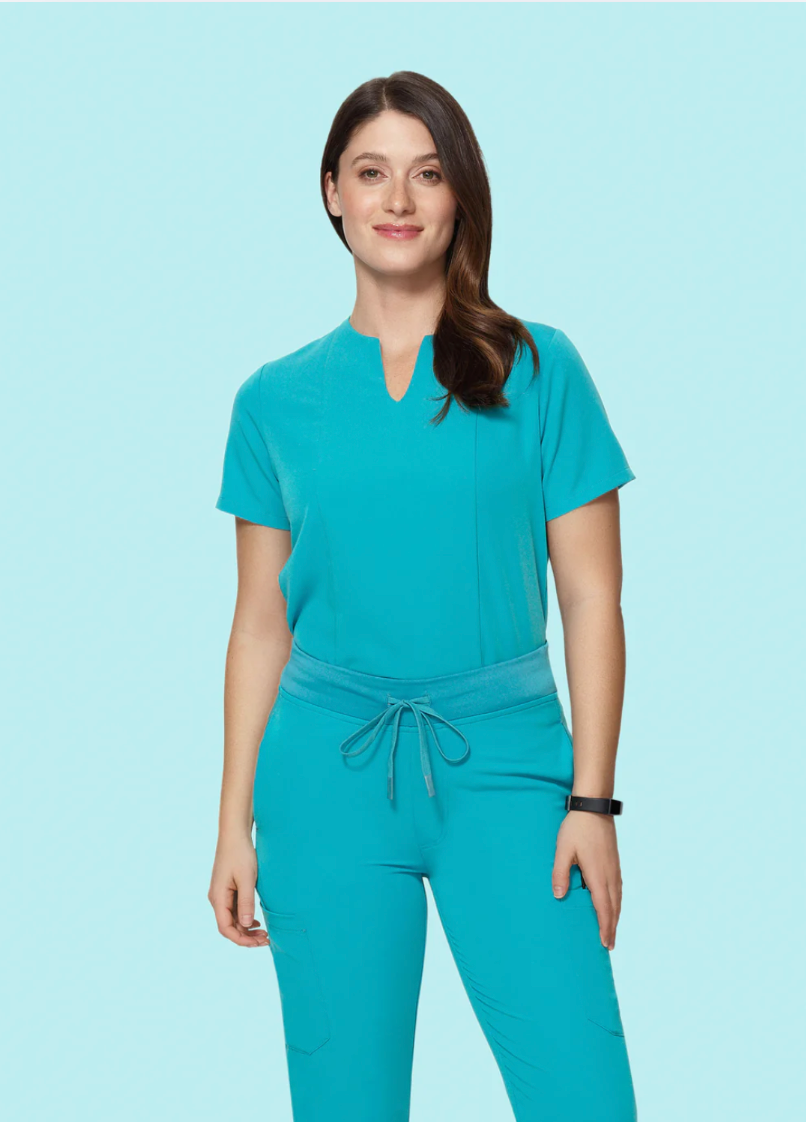 Scrub Top Notch Neck - Mandala Mujer