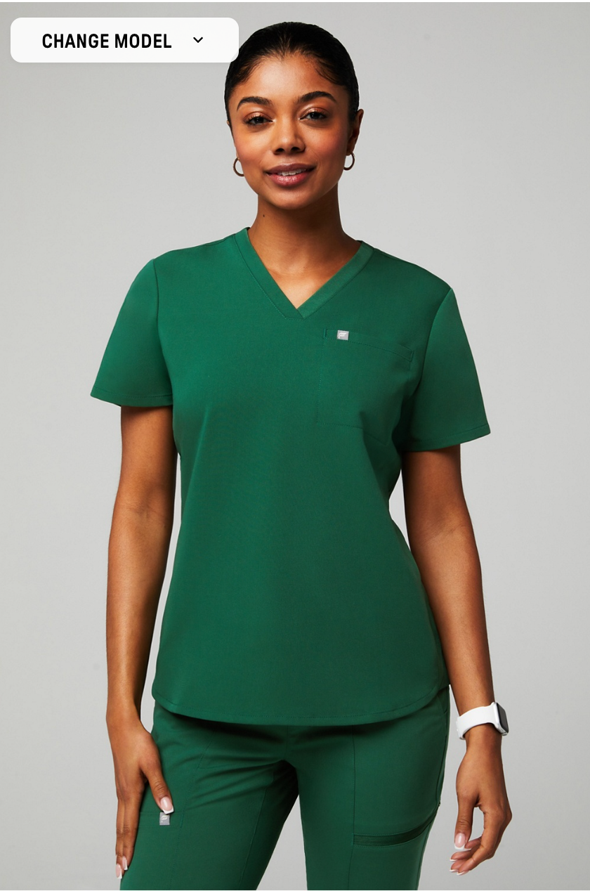 Scrub Top Vital 1-Pocket - Fabletics Mujer
