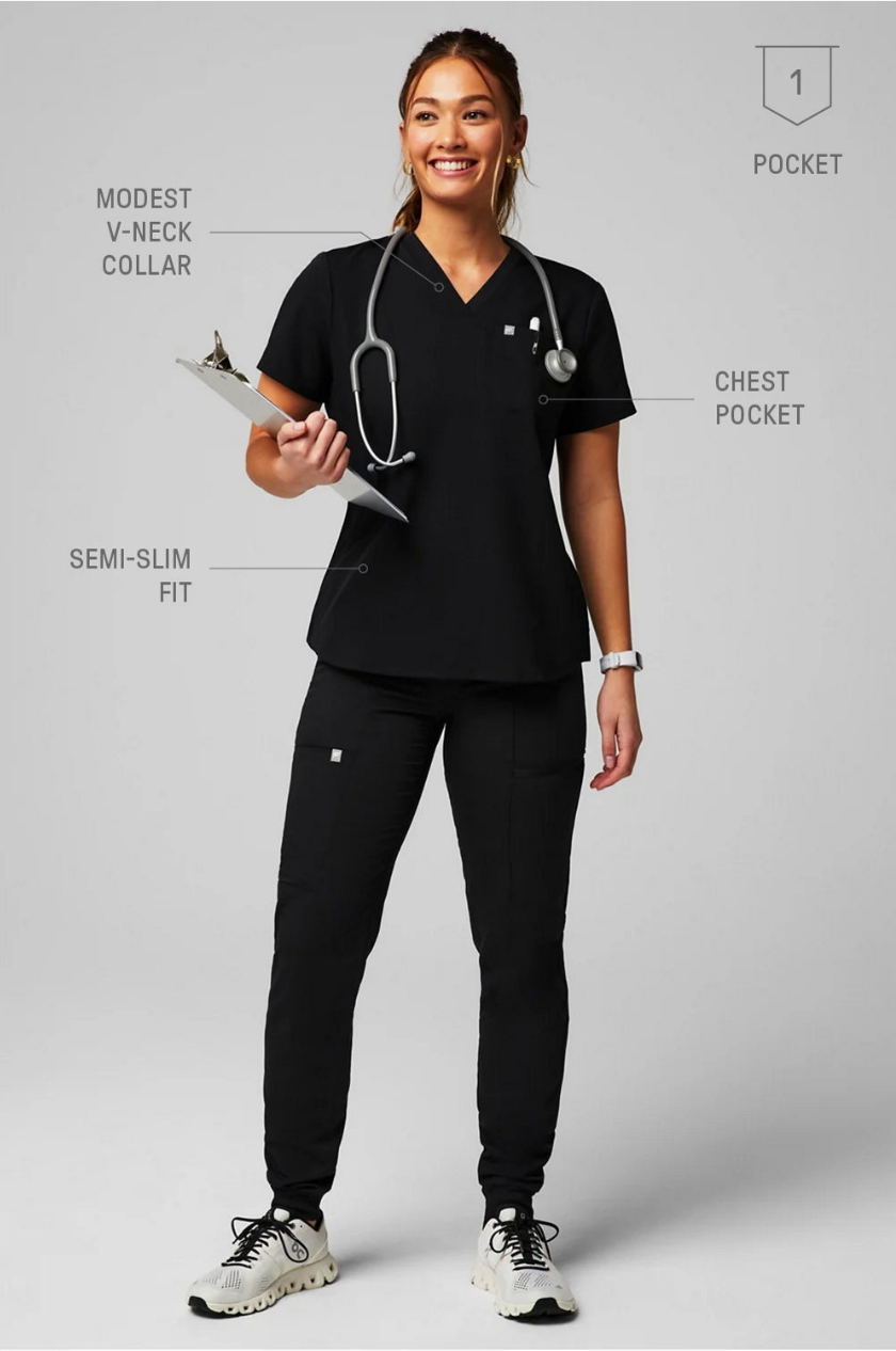 Scrub Top Vital 1-Pocket - Fabletics Mujer
